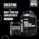 Creatine Monohydrate + Whey Protein Concentrate (Chocolate)